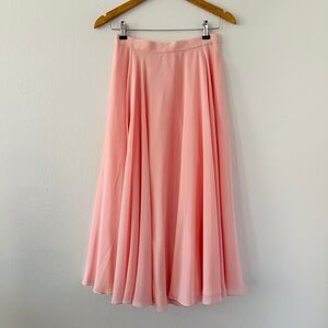 NWT Talbots Vintage Pink Twirl Skirt 90s High Waist